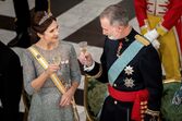 banquete, letizia, felipe, reis espanha