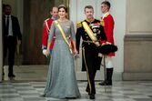 banquete, letizia, felipe, reis espanha