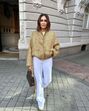 Bomber dourado Zara