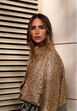 Bomber dourado Zara