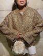 Bomber dourado Zara
