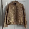 Bomber dourado Zara