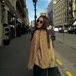 Bomber dourado Zara