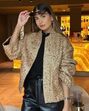 Bomber dourado Zara
