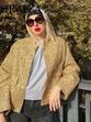 Bomber dourado Zara