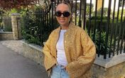 Bomber dourado Zara