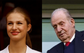 Rei Juan Carlos deixa a neta Leonor em posição desconfortável mas é travado por Felipe e Letizia