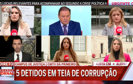 CMTV com mais audiência do que concorrentes juntos na crise política