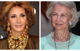 Olhos nos olhos! Rainha Sofia muito sorridente com a famosa que se recusou a ir para a cama com Juan Carlos 