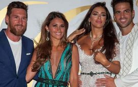 Mulher do futebolista Cesc Fabregas desmente traição de Lionel Messi a Antonela