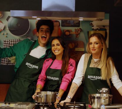 Eles foram aprender a fazer 'Christmas Cookies' com o chef Miguel Mesquita