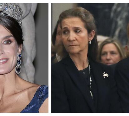 Infantas Elena e Cristina nem queriam acreditar quando viram Letizia a usar brincos da rainha Sofia