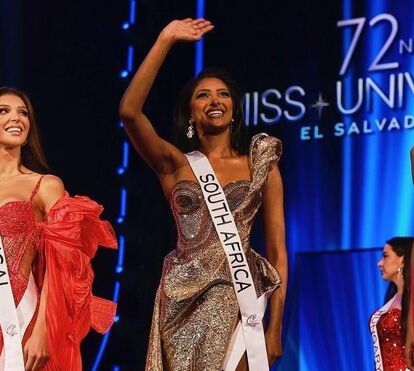 Marina Machete encantou na eleição da Miss Universo