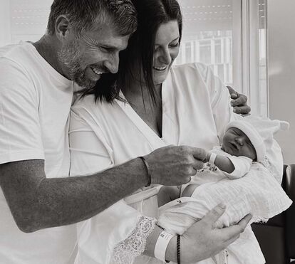 Aí estão as primeiras fotos de Vicente, o filho de Maria Botelho Moniz e Bianchi Prata 