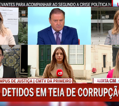 CMTV com mais audiência do que concorrentes juntos na crise política