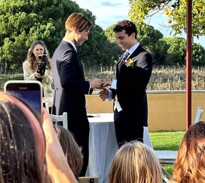 As imagens do casamento de Bernardo Lobo Faria e Diogo Bravo