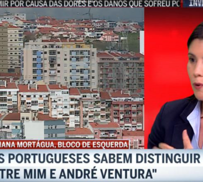 Líder: 1,2 milhões acompanham entrevista a Mariana Mortágua na CMTV