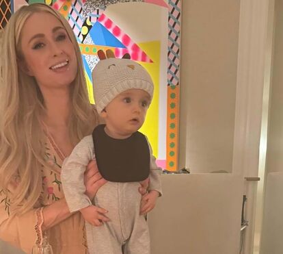 Paris Hilton e o marido Carter Reum anunciam a chegada da filha London