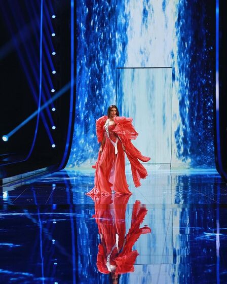 Marina Machete encantou na eleição da Miss Universo