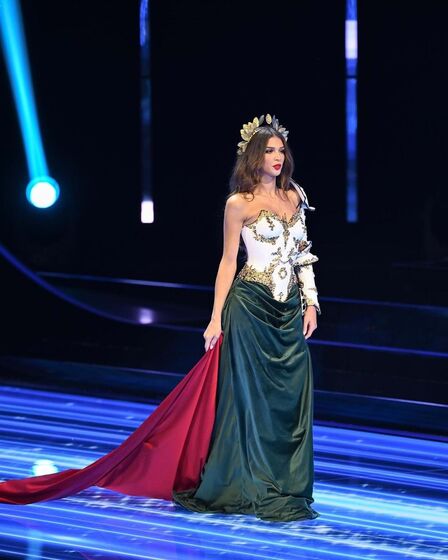 Marina Machete encantou na eleição da Miss Universo