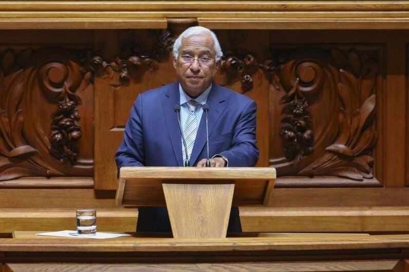 António Costa no Parlamento