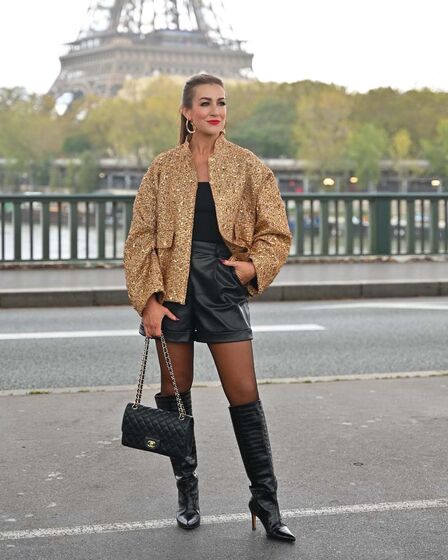 Bomber dourado Zara