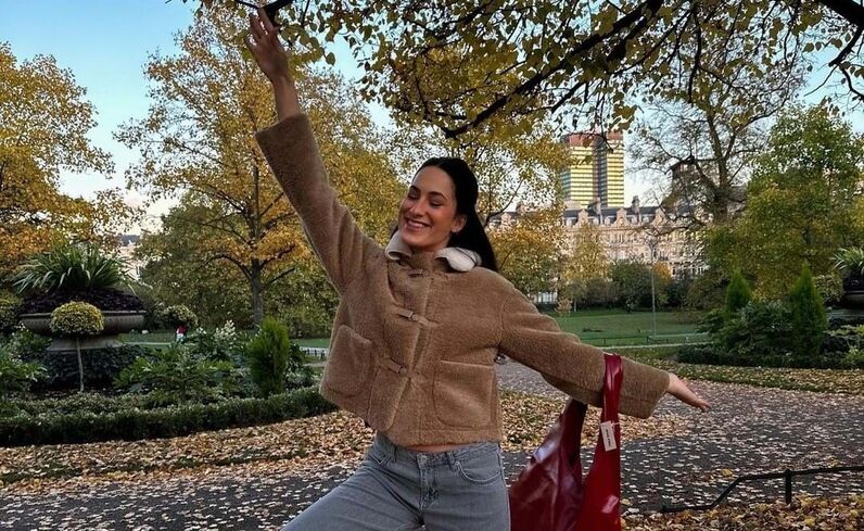 Calças de ganga em conjunto