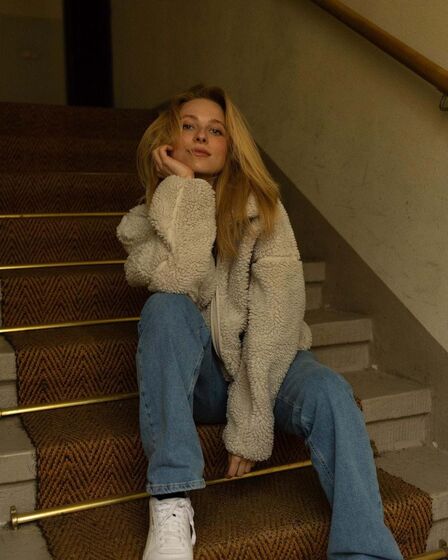 Calças de ganga em conjunto