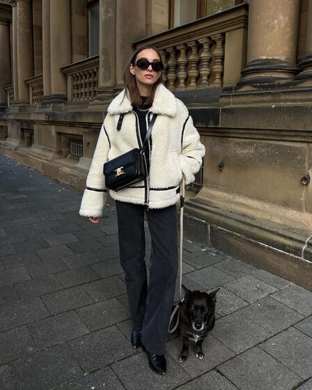 Calças de ganga em conjunto