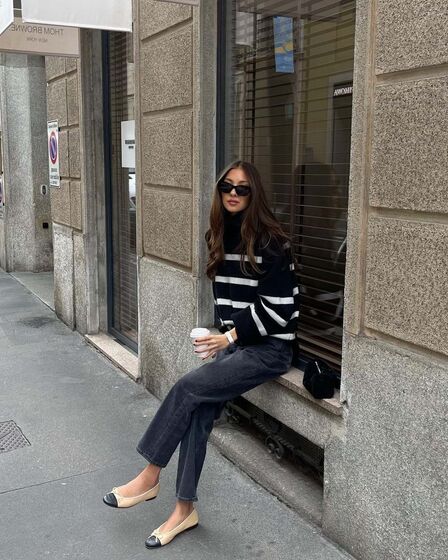 Calças de ganga em conjunto