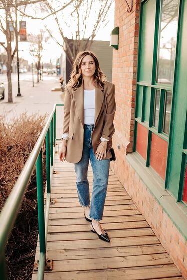 Calças de ganga em conjunto