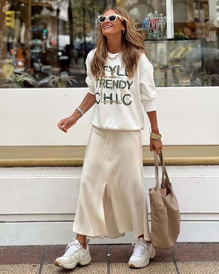 saias de festa com camisola