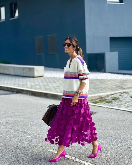 saias de festa com camisola