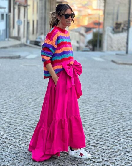 saias de festa com camisola