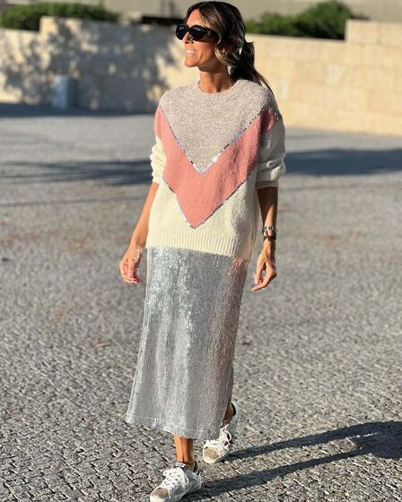 saias de festa com camisola