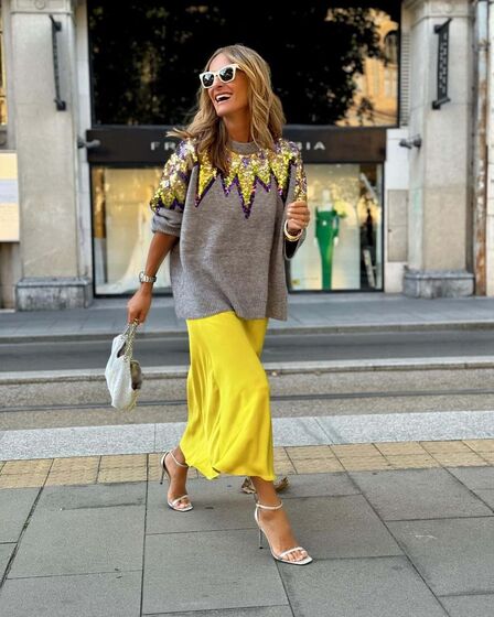 saias de festa com camisola