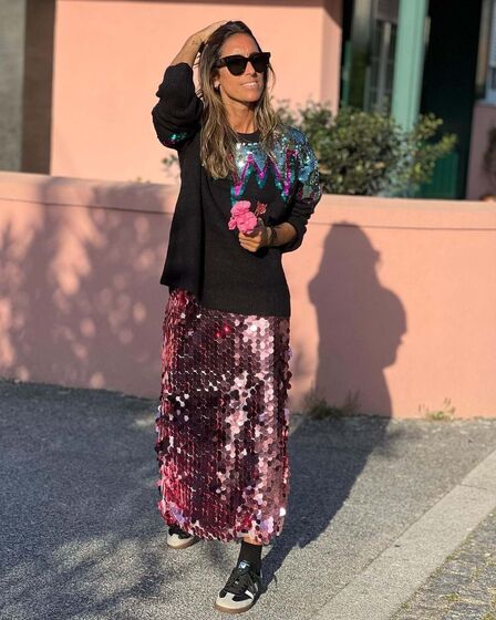 saias de festa com camisola