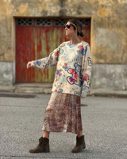 saias de festa com camisola