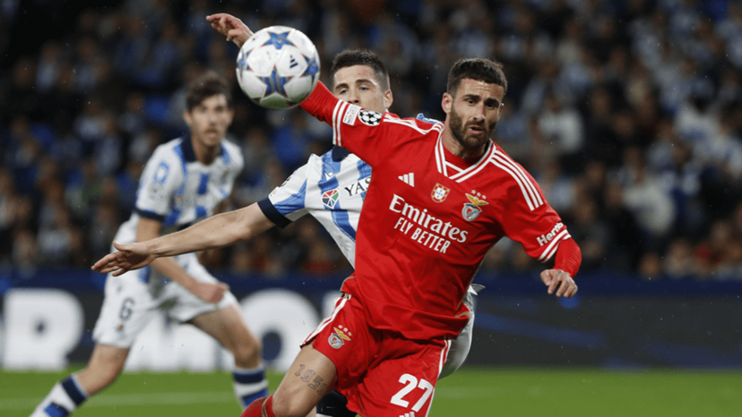 Real Sociedad, Benfica, futebol, Liga dos Campeões