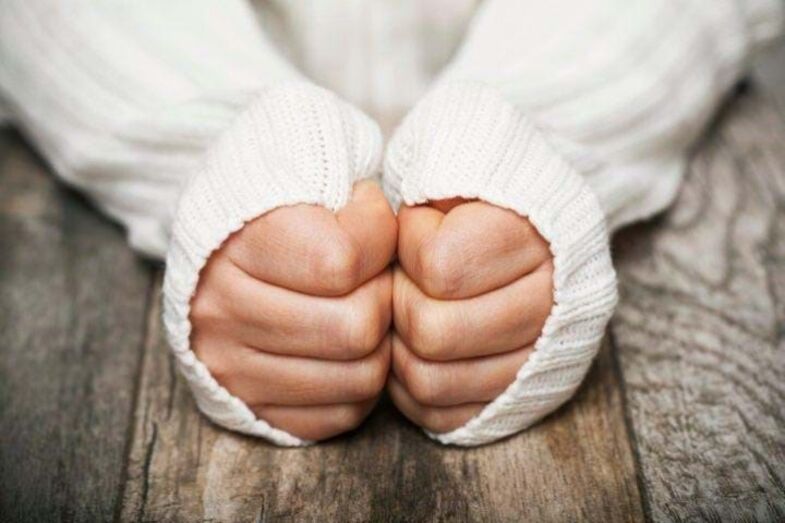 Aqueça as mãos no Inverno