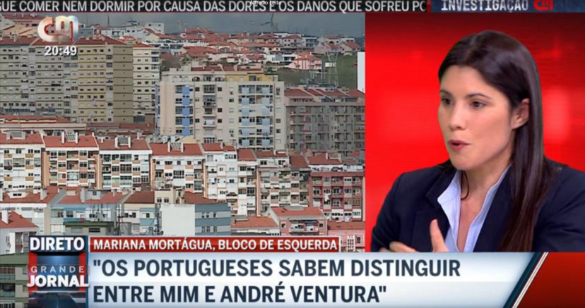 Líder: 1,2 milhões acompanham entrevista a Mariana Mortágua na CMTV