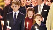 princesa Charlotte, príncipe George, Kate Middleton, príncipe Willia, príncipe Louis