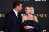 Bradley Cooper na estreia de Maestro