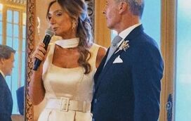 Todas as imagens do casamento do pai de Carolina Patrocínio