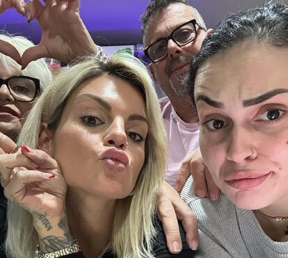 No colinho da família. Com a relação com Jorge Frade terminada, Fanny regressa a casa dos pais