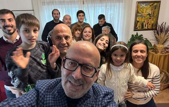 Goucha com a família