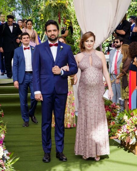 Daniela Martins e Samir Assad