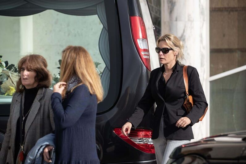 Funeral de Nuno Graciano. Bárbara Elias