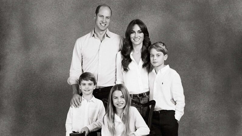 princesa Charlotte, príncipe George, Kate Middleton, príncipe Willia, príncipe Louis