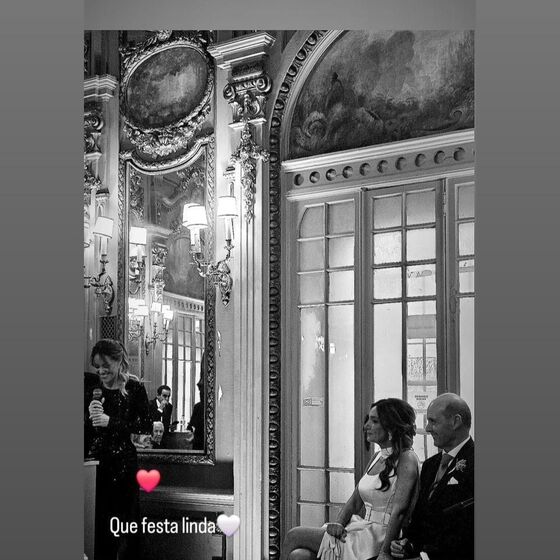 Casamento do pai de Carolina Patrocínio